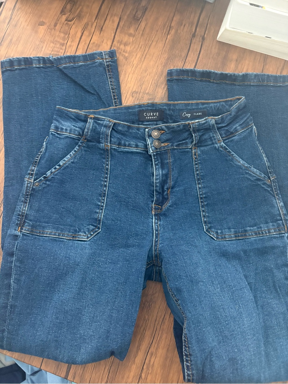 Women's Blue Flare Jeans
